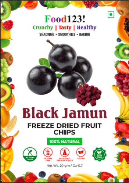 Jamun freeze-dried fruit